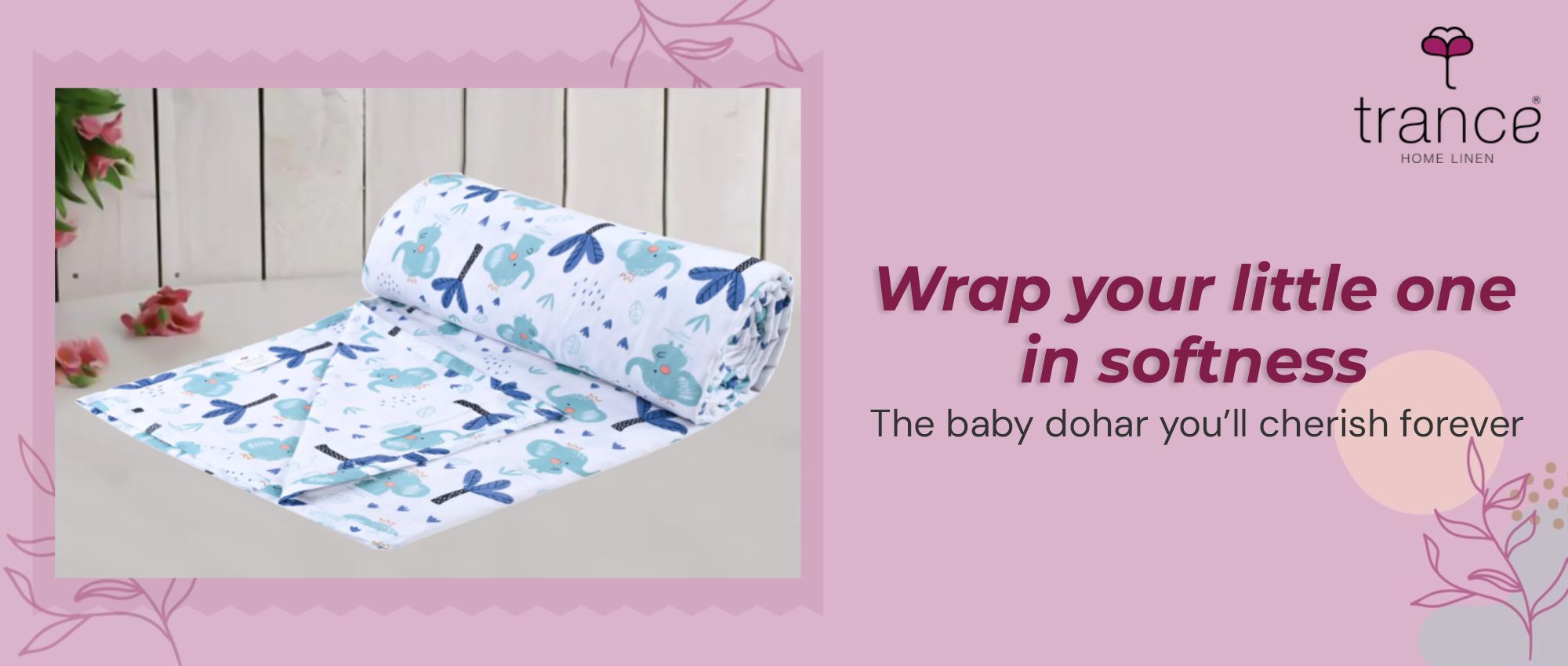 Wrap your little one in softness -  The baby dohar you’ll cherish forever