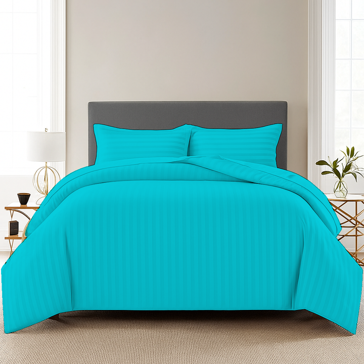 Cotton Duvet Cover with 2 Pillow Covers (200 TC)King size