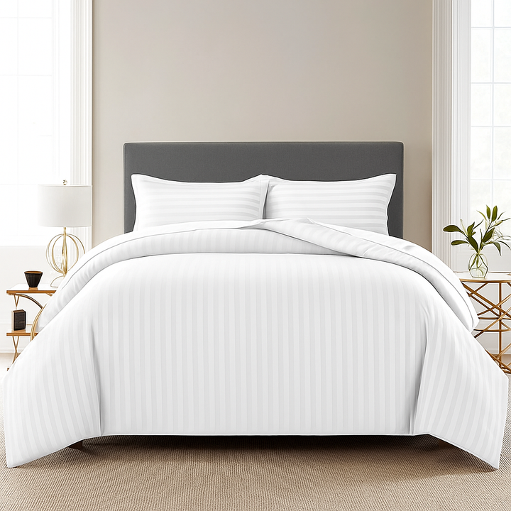 Cotton Duvet Cover with 2 Pillow Covers (200 TC)King size