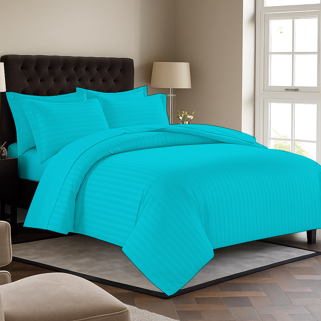 Cotton Duvet Cover with 2 Pillow Covers (200 TC)King size