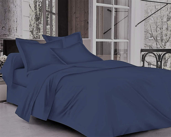 Cotton Solid Plain Duvet Covers (400 TC) - Trance Home Linen