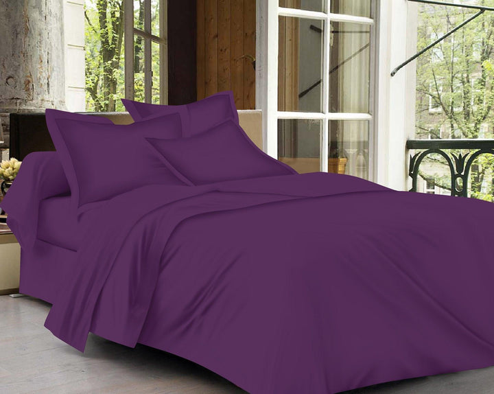 Cotton Solid Plain Duvet Covers (400 TC) - Trance Home Linen