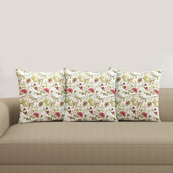 Premium thick Duck Cotton Cushion Pillow Covers for Sofa and Diwan