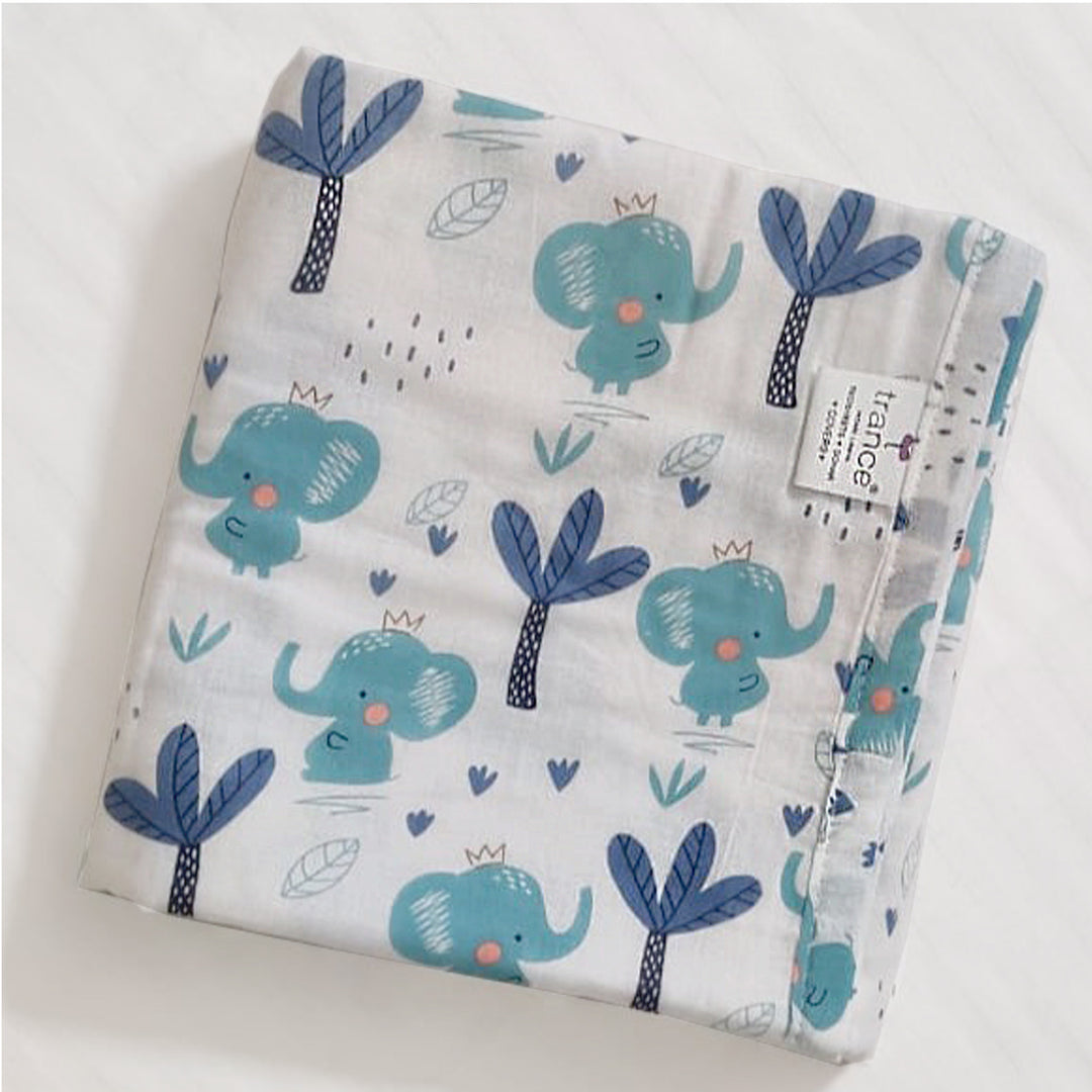 Soft Lightweight Cotton Baby Dohar (Baby Pug)