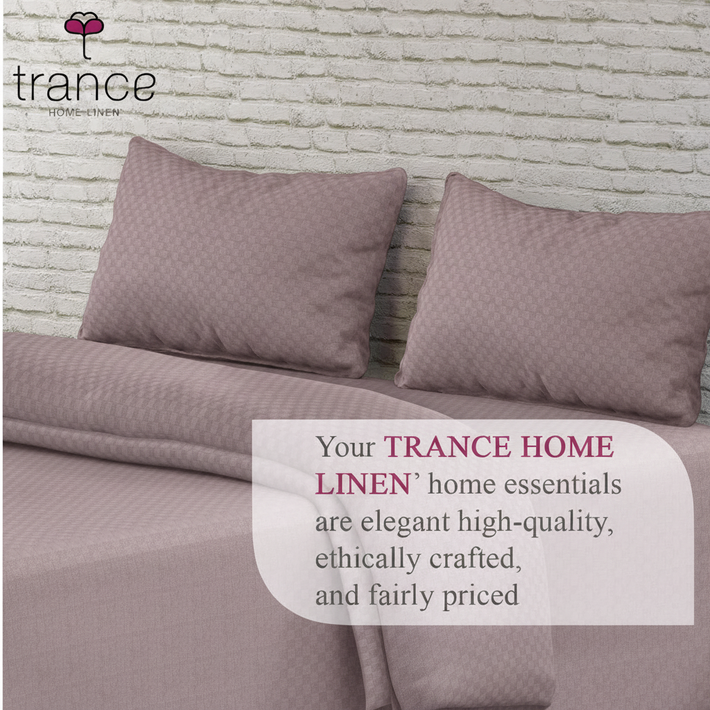 300TC 100% Cotton Jacquard Weave Flat Bedsheet with Pillow Covers