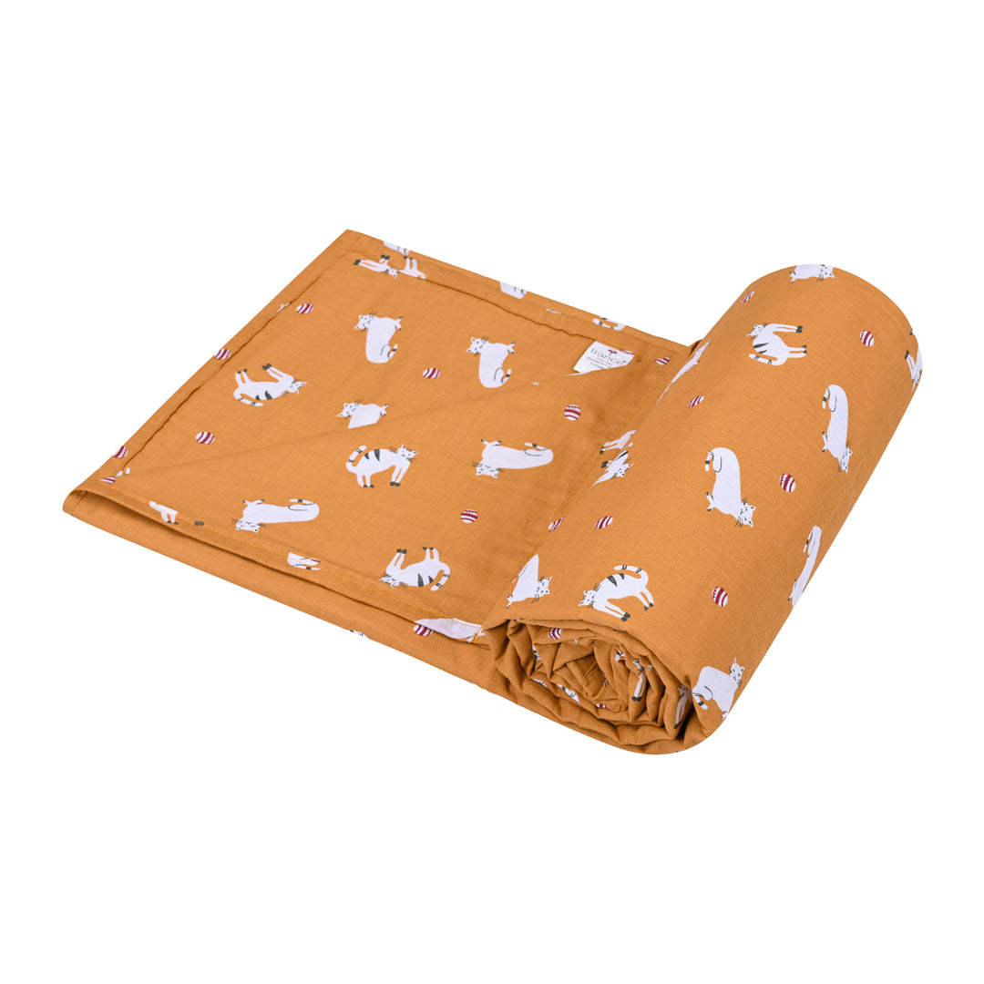 Soft Lightweight Cotton Baby Dohar (Kittens)