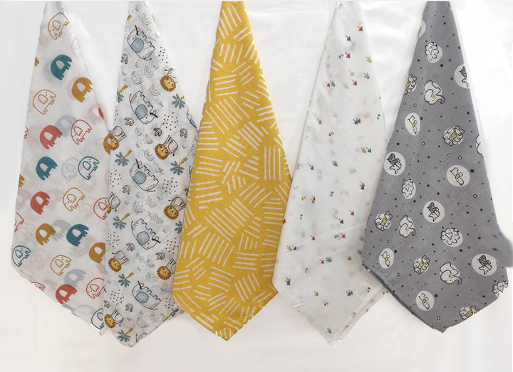 Soft 100% Cotton Malmal Baby Swaddle Cloth