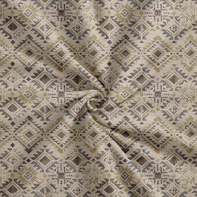 100% Cotton 180 TC  Printed Flat Bedsheet with Pillow Covers  - Silken Mosaic