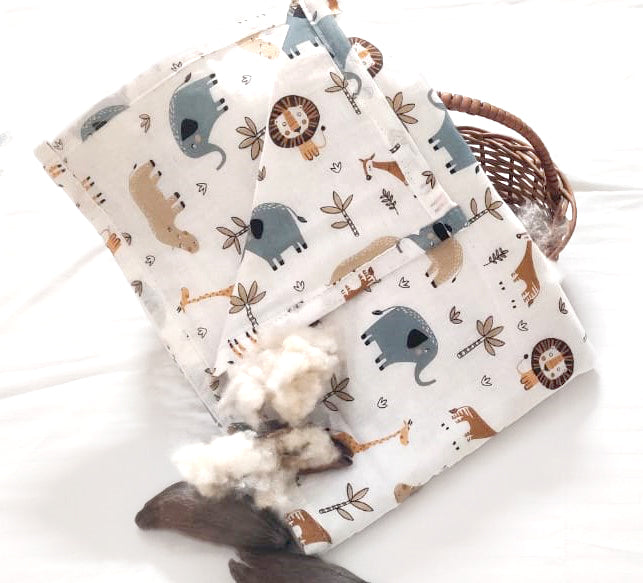 Soft Lightweight Cotton Baby Dohar (Baby Pug)