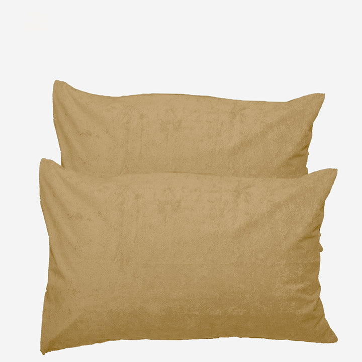 Bamboo Terry Waterproof Hypoallergenic & Antibacterial Pillow Protector (Set of 2)