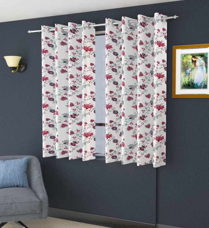 Duck Cotton Printed Curtains (Pack of 2 & 100% Cotton) - Trance Home Linen