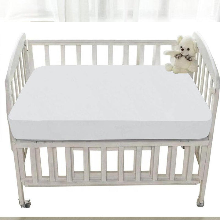 Cotton Terry Waterproof Crib Mattress Protector (Pack of 2) - Trance Home Linen