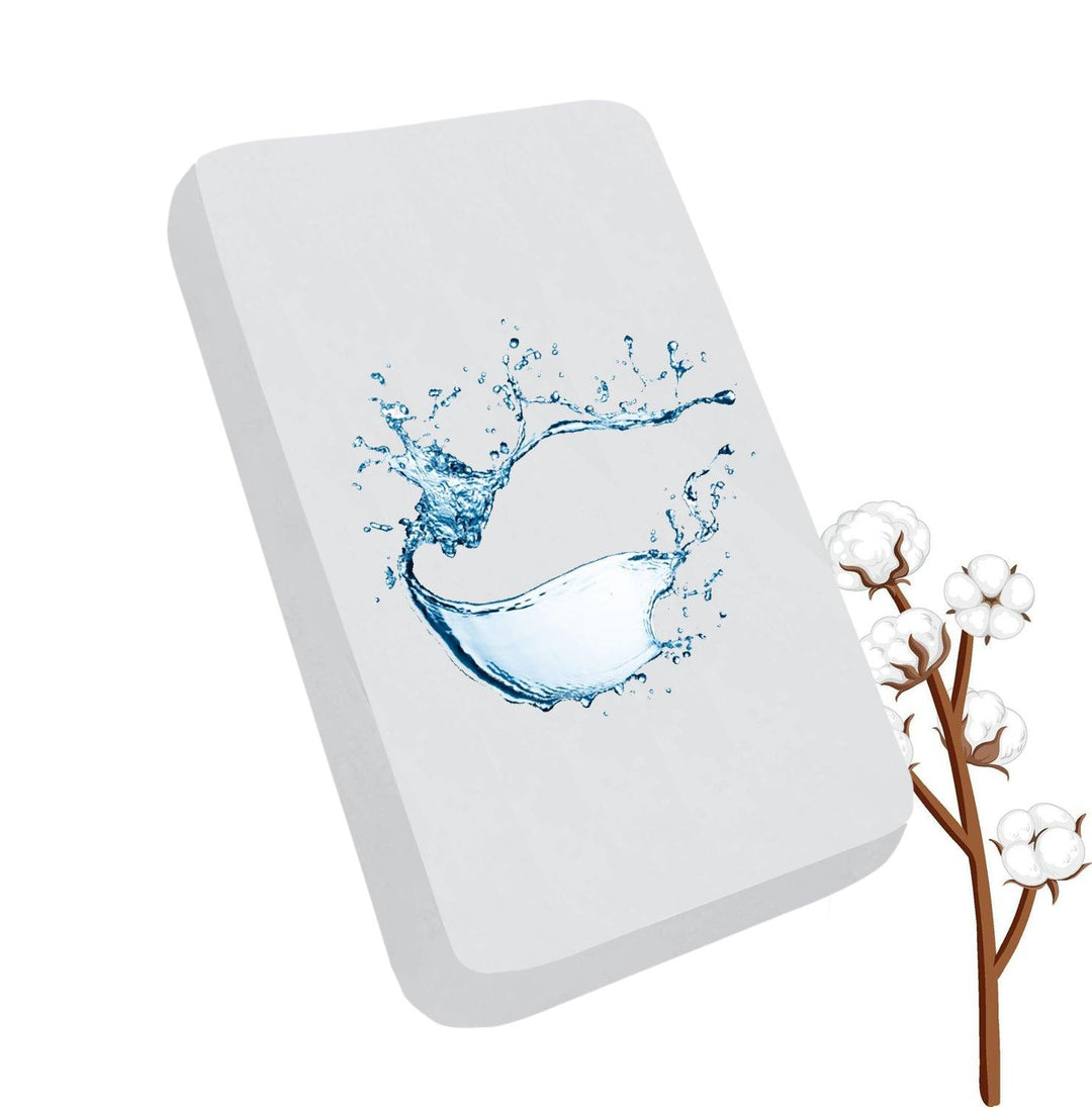 Cotton Terry Waterproof Crib Mattress Protector (Pack of 2) - Trance Home Linen