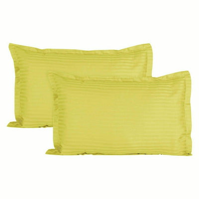 Trance Home Linen 100% Cotton Pillow Covers (50cm x 75cm/20inch x 30inch)-Pack of 2