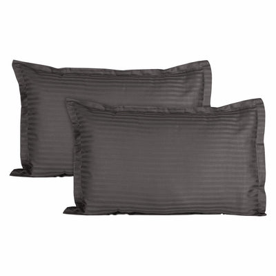 Trance Home Linen 100% Cotton Pillow Covers (45cm x 70cm/18inch x 28inch)-Pack of 2