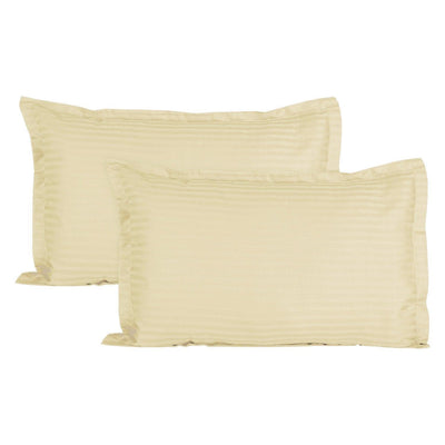 Trance Home Linen 100% Cotton Pillow Covers (50cm x 75cm/20inch x 30inch)-Pack of 2