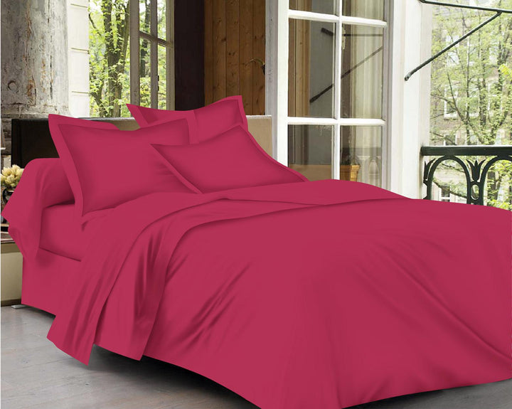 Cotton Plain, Flat and Fitted Bedsheets with Pillow covers