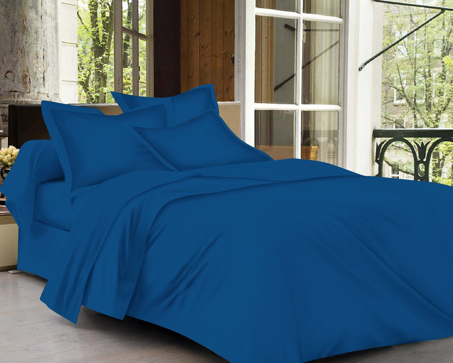 Solid / Plain Flat Bedsheets Trance Home Linen