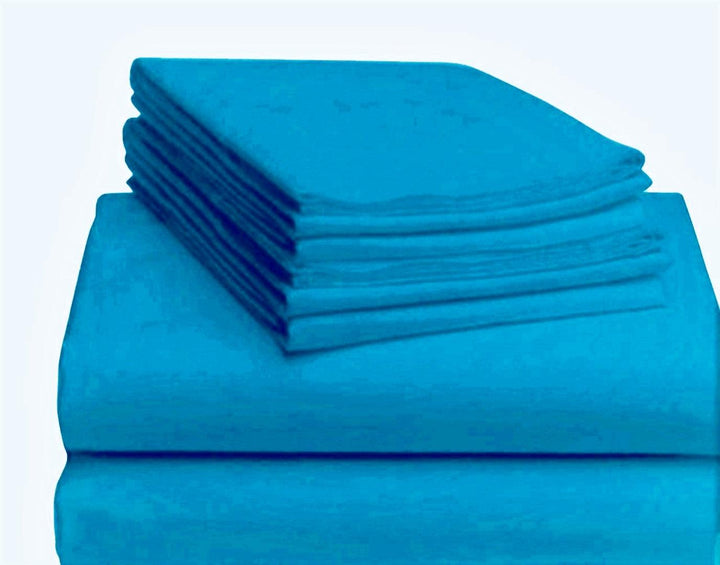 Cotton Plain Bed Sheet with Pillow Cover (400 TC)