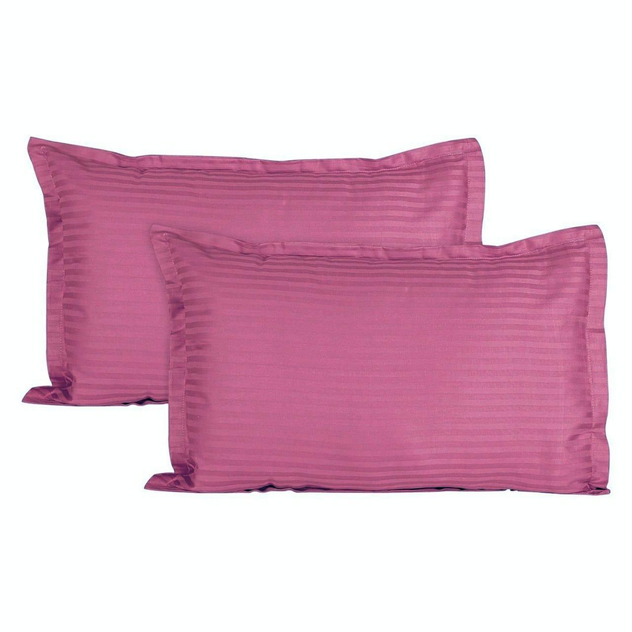 Trance Home Linen 100% Cotton Pillow Covers (50cm x 75cm/20inch x 30inch)-Pack of 2