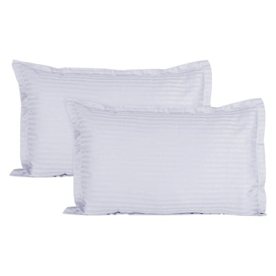 Trance Home Linen 100% Cotton Pillow Covers (45cm x 70cm/18inch x 28inch)-Pack of 2