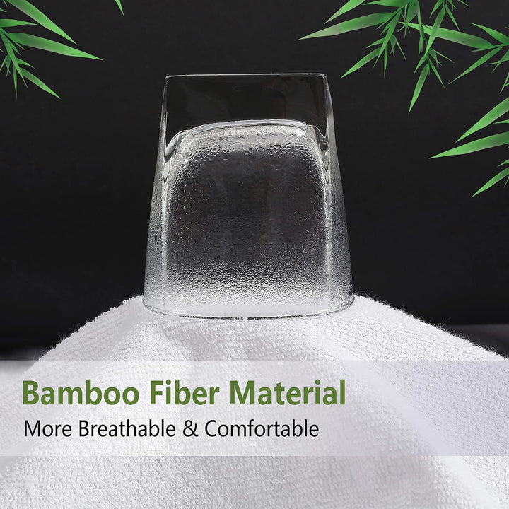 Antibacterial Hypoallergenic Silky Bamboo Waterproof Mattress Protector - Trance Home Linen