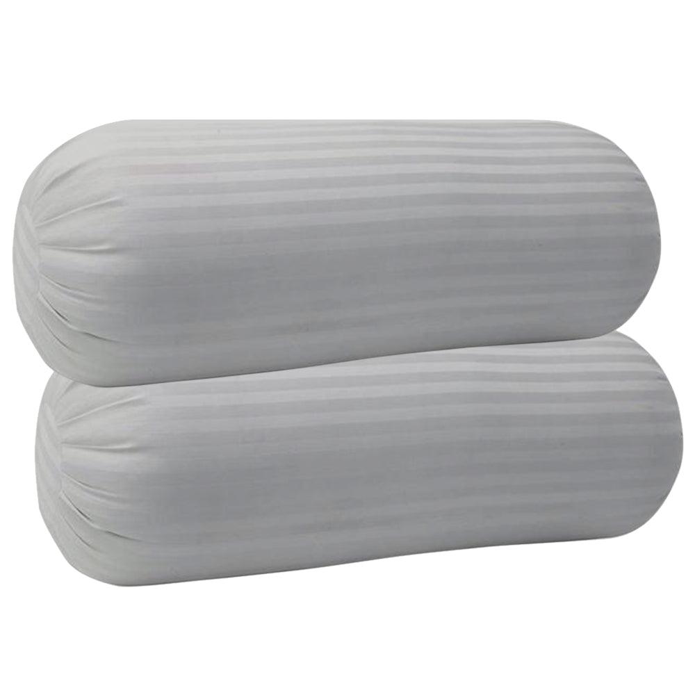 Cotton Bolster Covers (Pack of 2 & 200 TC) - Trance Home Linen