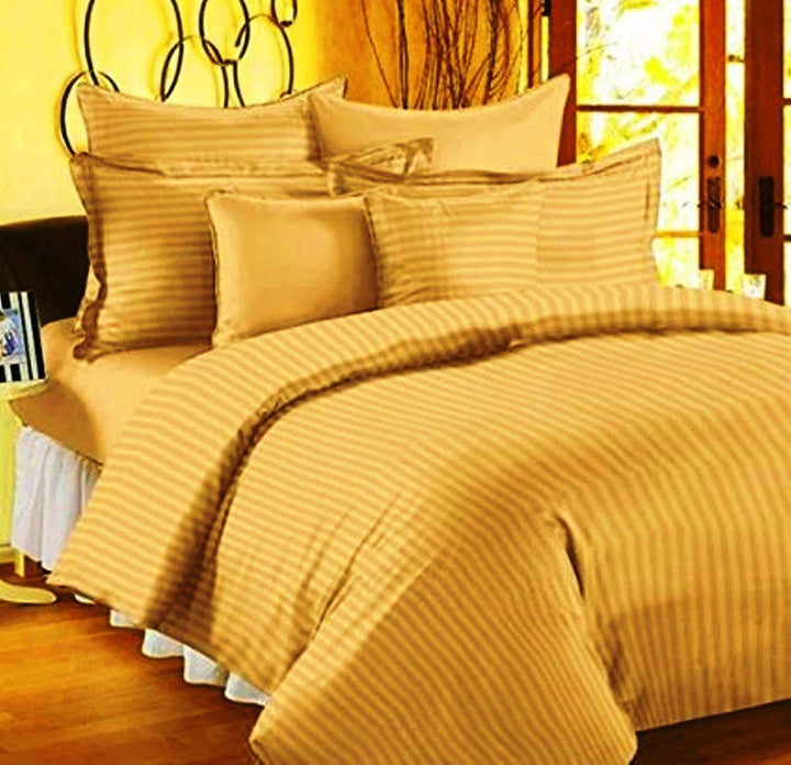 Trance Home Linen Microfiber/100% Cotton Quilt/Razai/Comforter/Duvet Cover with Pillow Covers