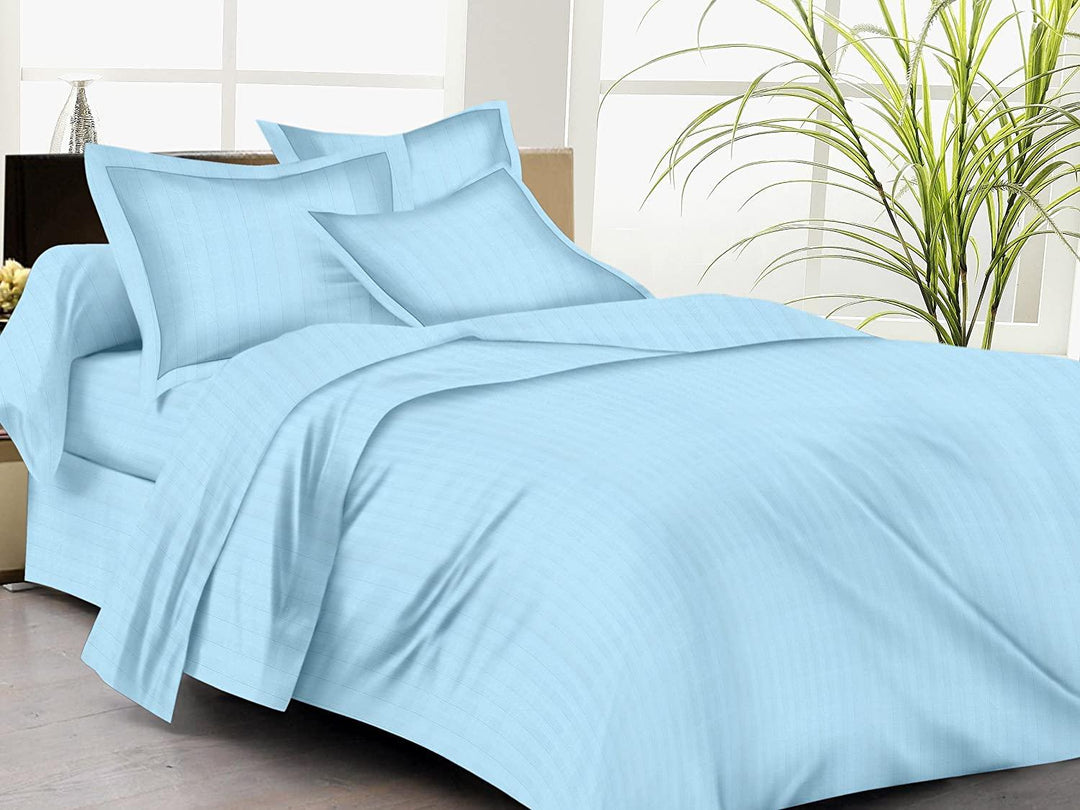 Trance Home Linen Microfiber/100% Cotton Quilt/Razai/Comforter/Duvet Cover with Pillow Covers