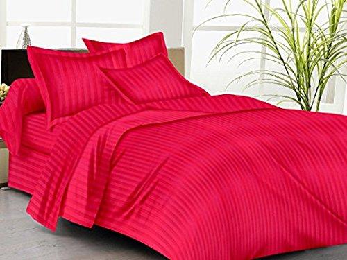 Trance Home Linen Microfiber/100% Cotton Quilt/Razai/Comforter/Duvet Cover with Pillow Covers