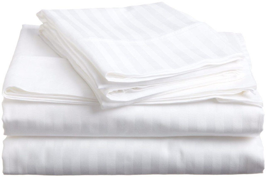 Cotton Plain, Flat and Fitted Bedsheets with Pillow covers