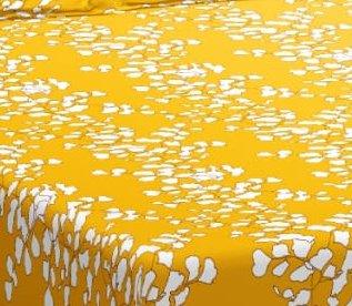 Cotton Printed Fitted Bedsheet with Pillow Covers (Ginkgo Leaves 100% Cotton & 200 TC) - Trance Home Linen