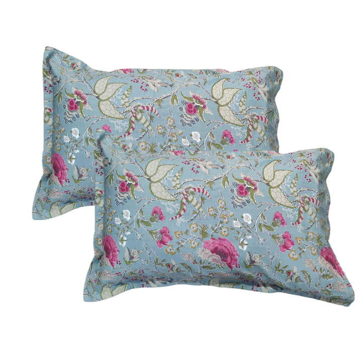 Cotton Printed Pillow Covers (Jaipuri Collection & Pack of 2 100% Cotton & 180 TC) - Trance Home Linen