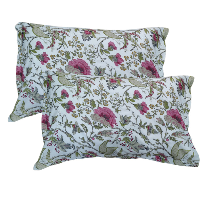 Cotton Printed Pillow Covers (Jaipuri Collection & Pack of 2 100% Cotton & 180 TC) - Trance Home Linen