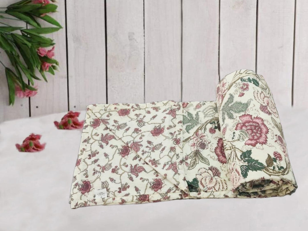 Cotton Single Dohar (Malhaar Red) - Trance Home Linen
