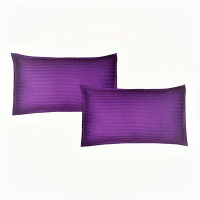 Trance Home Linen 100% Cotton Pillow Covers (50cm x 75cm/20inch x 30inch)-Pack of 2