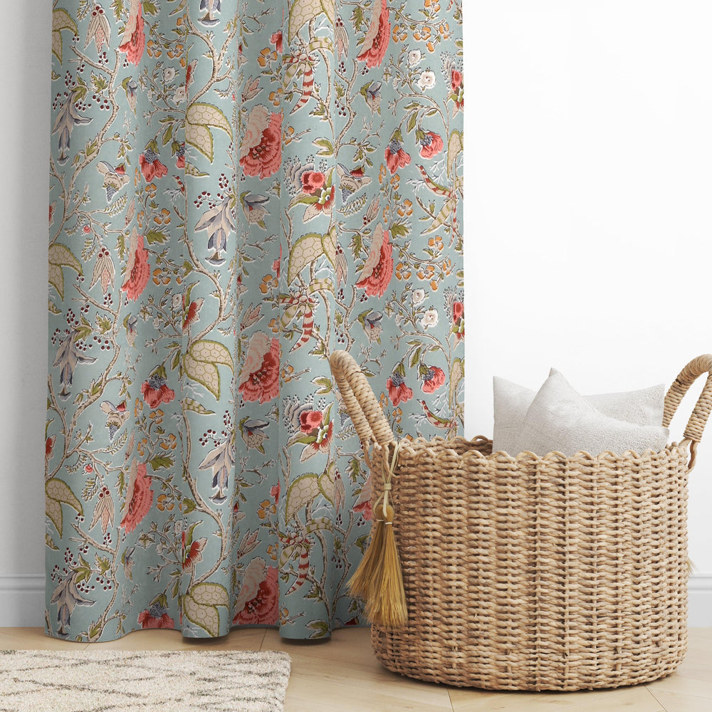 Duck Cotton Jaipuri Printed Curtains (Pack of 2 & 100% Cotton) - Trance Home Linen