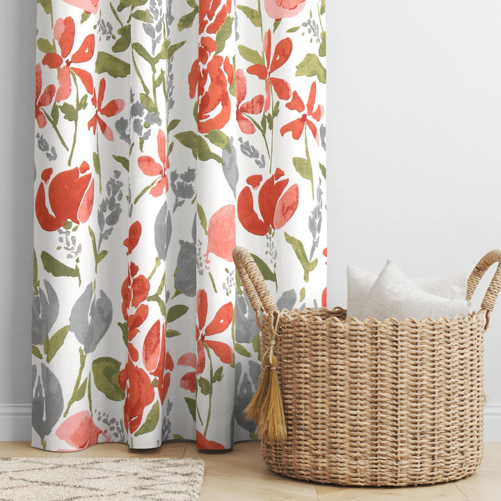 Duck Cotton Printed Curtains (Pack of 2 & 100% Cotton) - Trance Home Linen