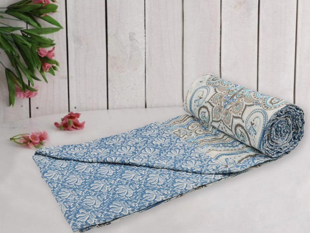 Ethnic Jaipuri Collection Cotton Double Dohar (Ethnic Jaipuri) - Trance Home Linen