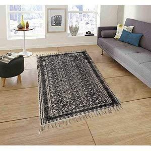 Handloom Handcrafted Jaipur Hand Block Cotton Carpets Dhurries - Trance Home Linen