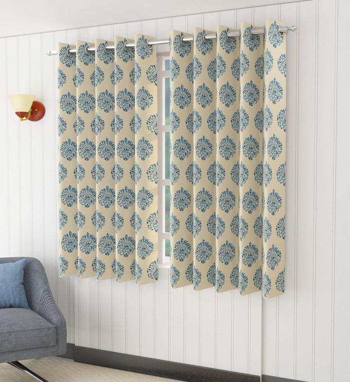 Lightweight Cotton Voile Curtains (Blue) - Trance Home Linen
