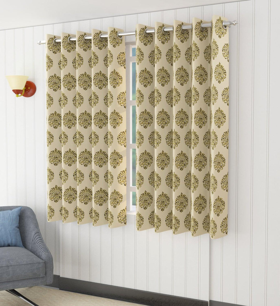 Lightweight Cotton Voile Curtains (Forest Green) - Trance Home Linen