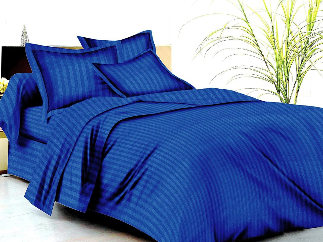 Trance Home Linen Microfiber/100% Cotton Quilt/Razai/Comforter/Duvet Cover with Pillow Covers