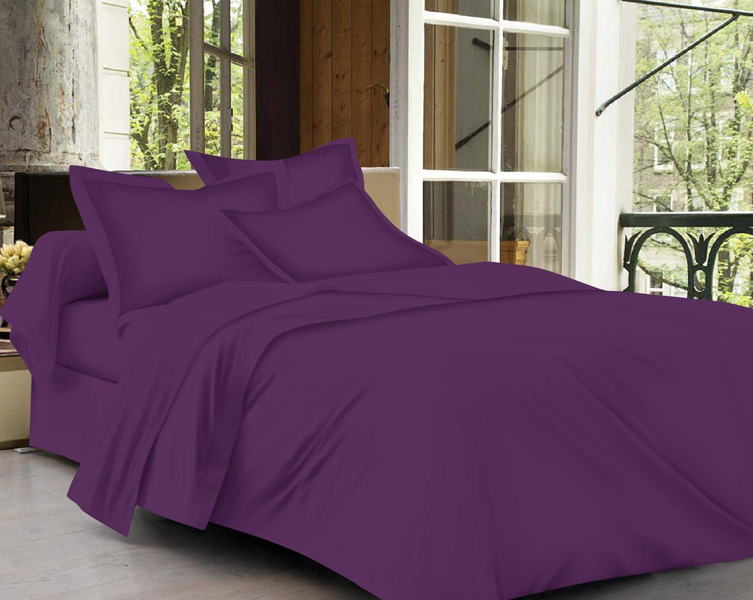 Cotton Plain, Flat and Fitted Bedsheets with Pillow covers