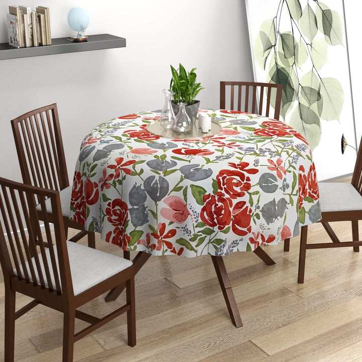 Premium Cotton Circular Dining Table Cloth (Huvu) - Trance Home Linen