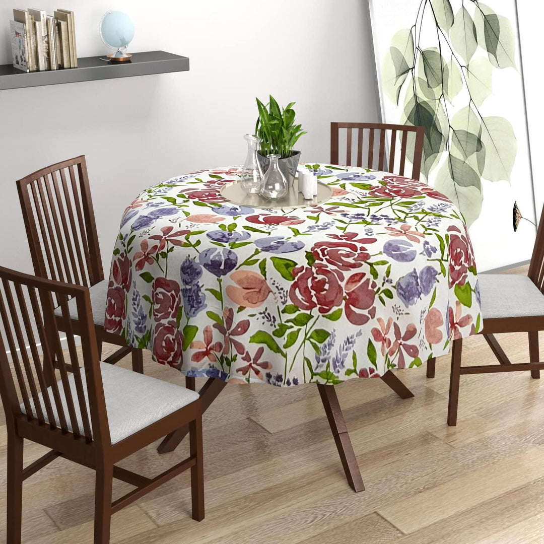 Premium Cotton Circular Dining Table Cloth (Huvu) - Trance Home Linen