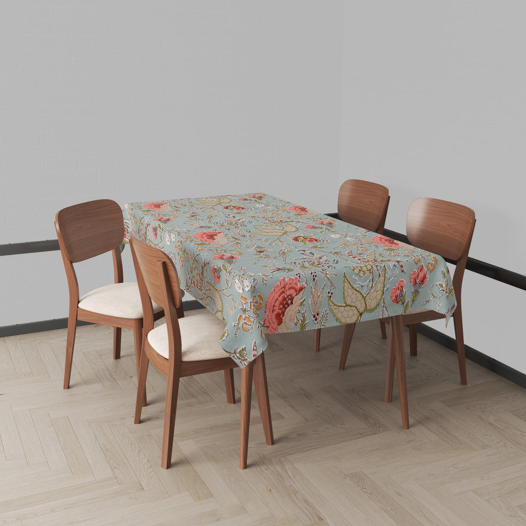 Premium Cotton Rectangular Dining Table Cloth (Calicut) - Trance Home Linen