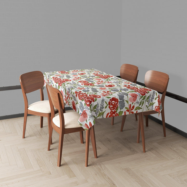 Premium Cotton Rectangular Dining Table Cloth (Huvu) - Trance Home Linen