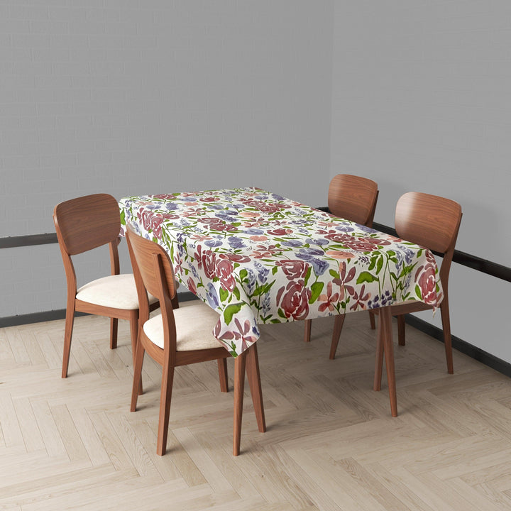 Premium Cotton Rectangular Dining Table Cloth (Huvu) - Trance Home Linen