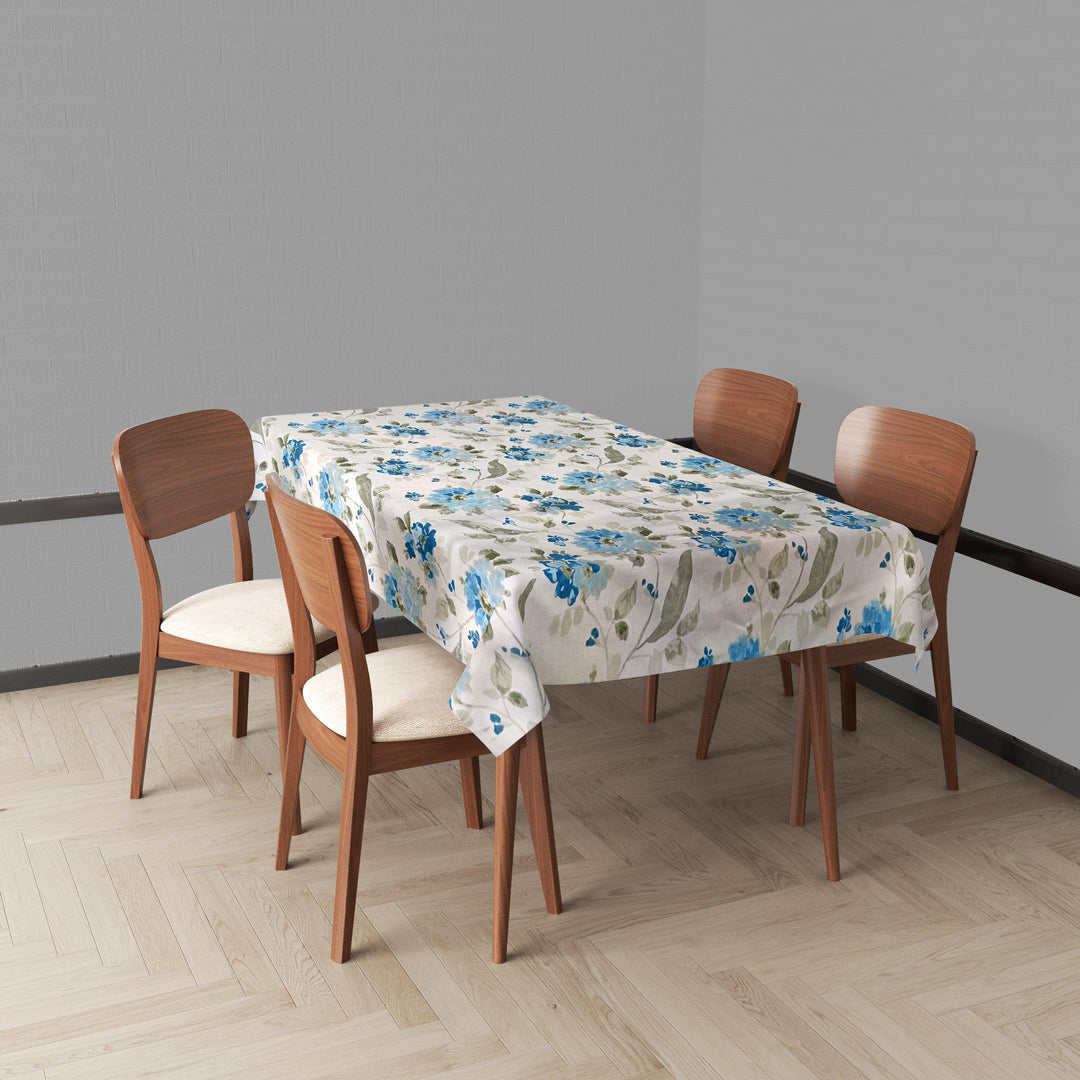 Premium Cotton Rectangular Dining Table Cloth (Tashi) - Trance Home Linen